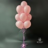 Сет 11 розовых гелиевых шаров