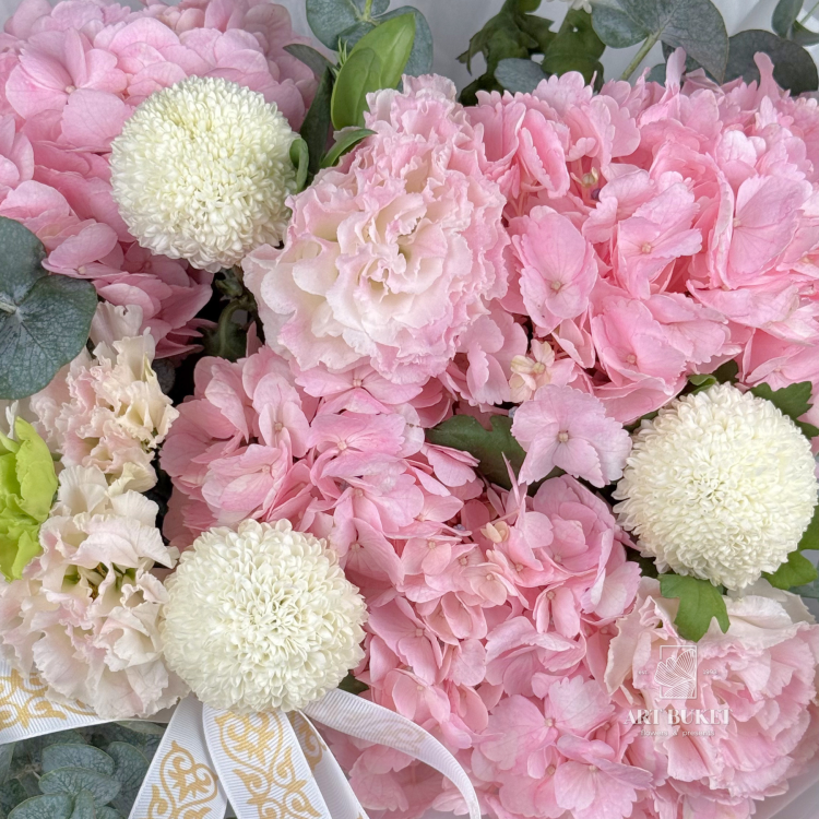 Букет Пудровый Объём