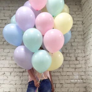 Сет латексных шаров Пастель 25 шт