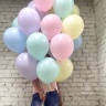 Сет латексных шаров Пастель 25 шт