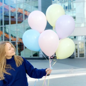 Сет латексных шаров Пастель 7 шт