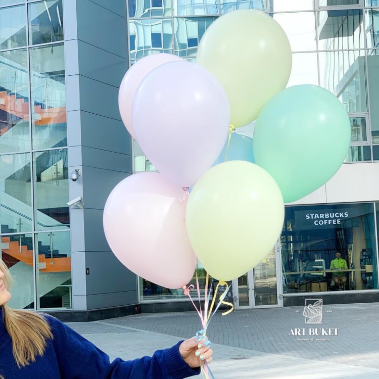 Сет латексных шаров Пастель 7 шт