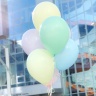 Сет латексных шаров Пастель 7 шт