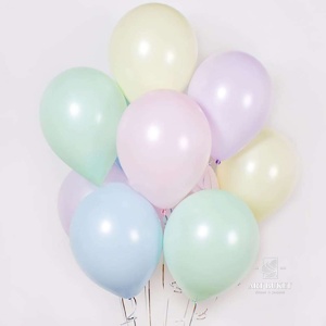 Сет латексных шаров пастель 9 шт
