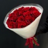 15 красных роз 40 см