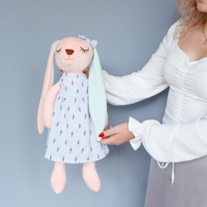 Зайка сплюшка 55см