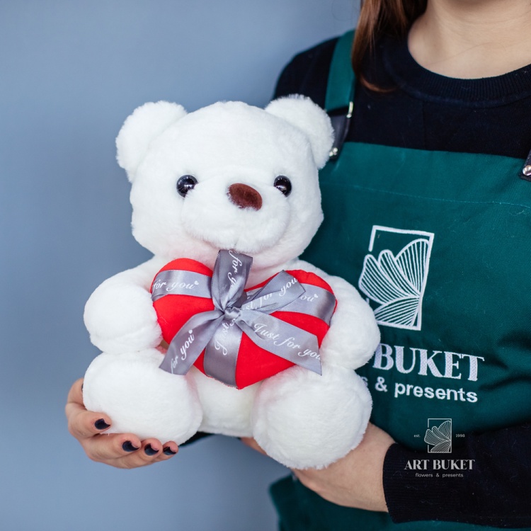 Мишка с сердцем 40см