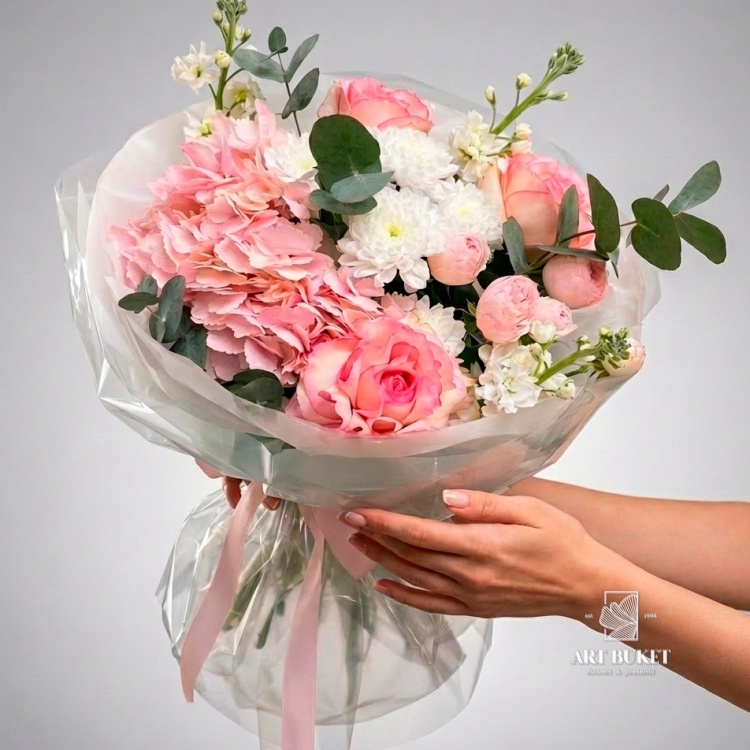 Букет Сладкая акварель