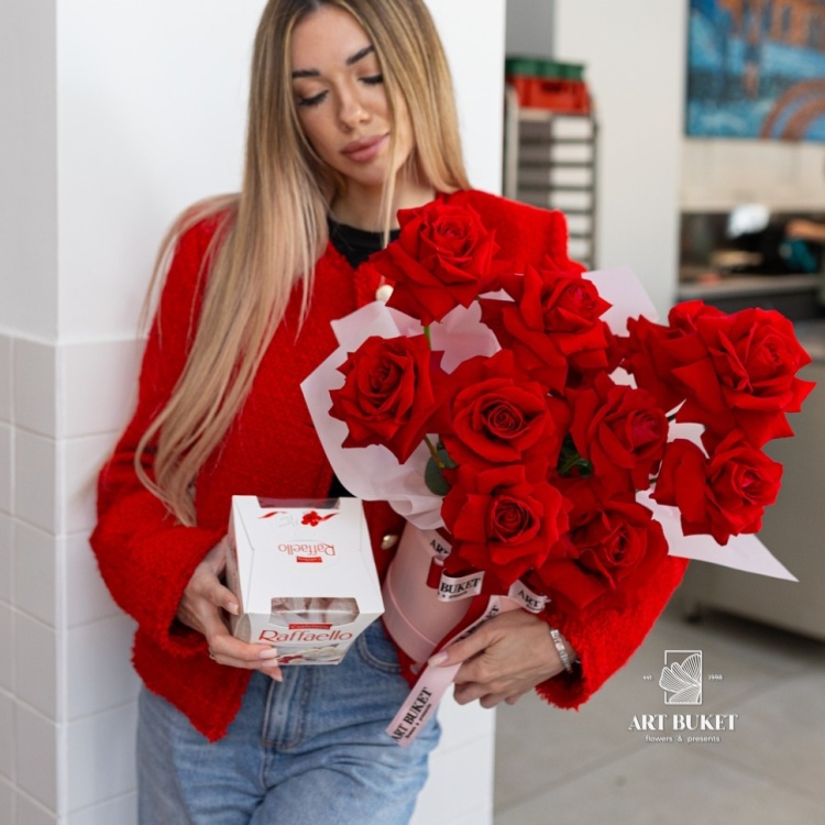 Подарочный сет #11: композиция и raffaello