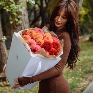 15 георгинов в переноске 