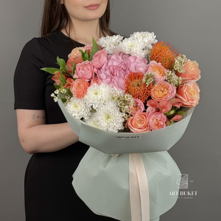 Букет Тёплый Микс