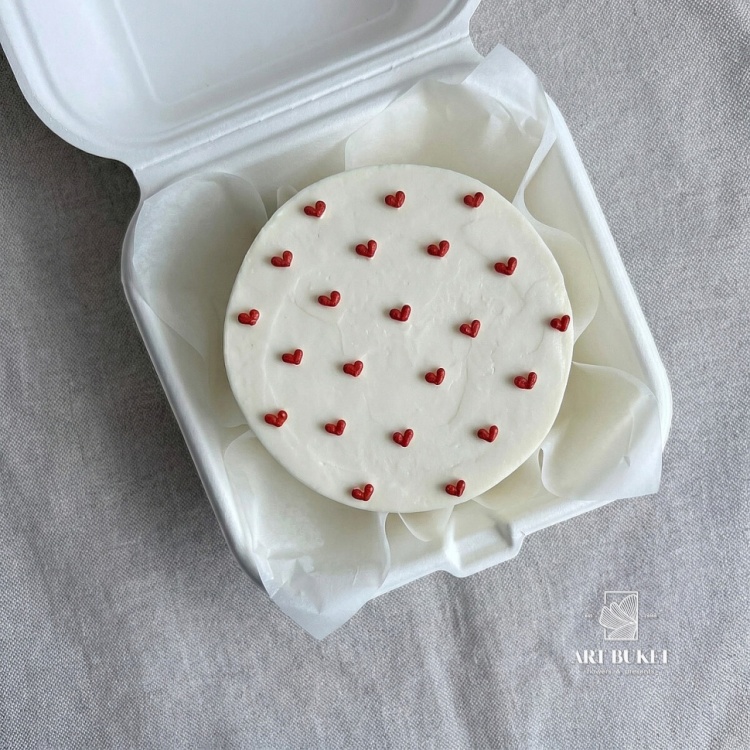 Бенто торт "сердца"