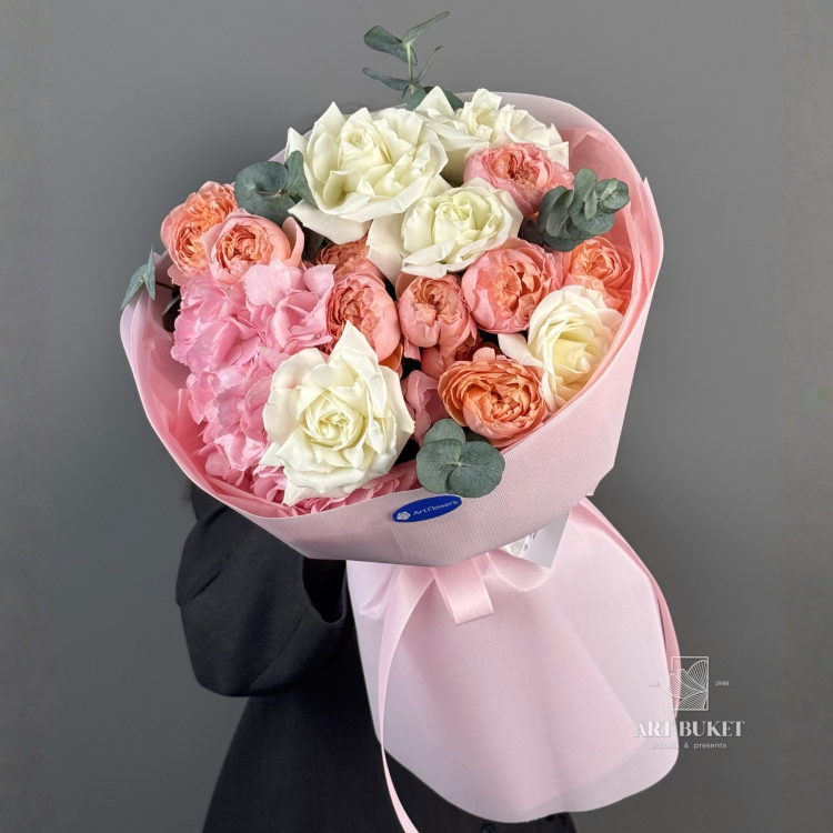 Букет Пудровая Нежность