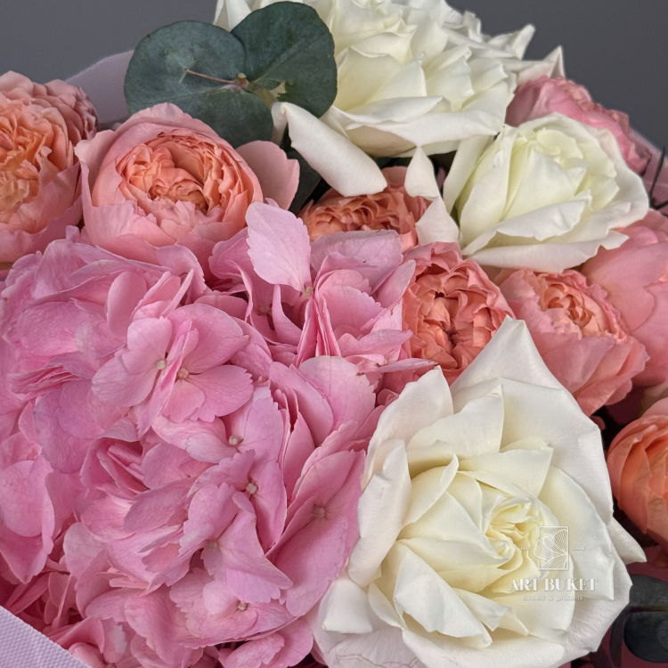 Букет Пудровая Нежность