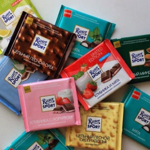 Шоколад Риттер Спорт (Ritter Sport) 100 гр.